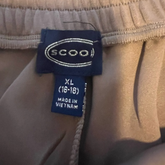 Scoop Womens Ultimate Scubaknit Seamed Sweatpants Color Mushroom XL (0552) - Picture 5 of 11